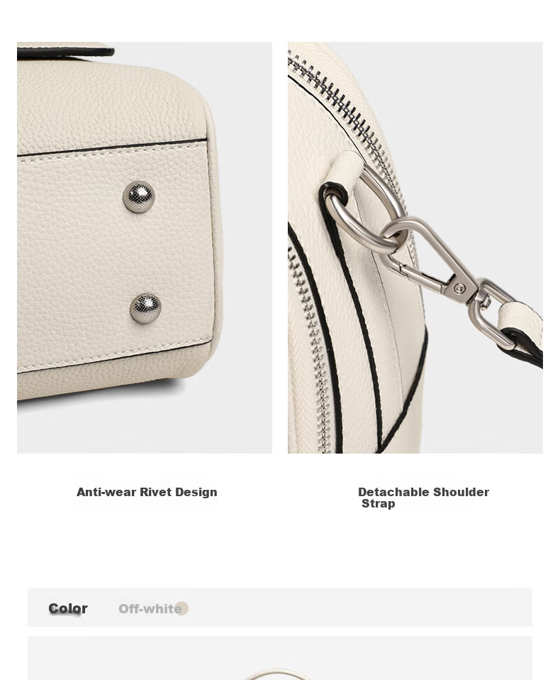 C.BANNER Women's Leather Handbag Shoulder Crossbody Bag Luxury High-End Birthday Women's Day Gift 6