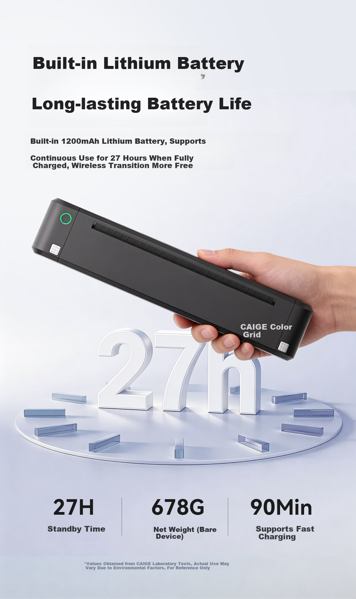 Color Grid TR800 Portable Printer Ribbon 2 Rolls, Approximately 140 Pages, Office Business Home Small Thermal Transfer Consumables, Long-lasting Fade-resistant Eco-friendly Ribbon 9