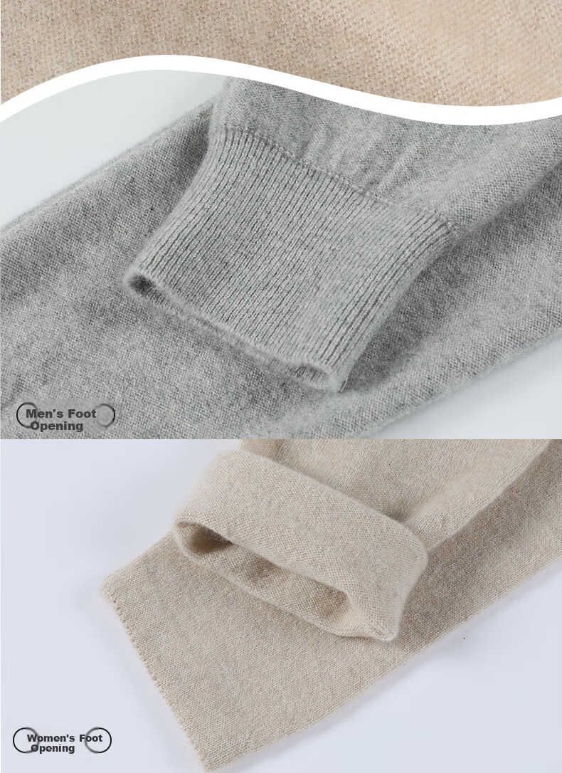 Mengyangwang Men's Pure Cashmere Pants Warm Slim Fit Thermal Leggings Wool Pants Autumn Winter Thickened Thermal Underwear for Men 12