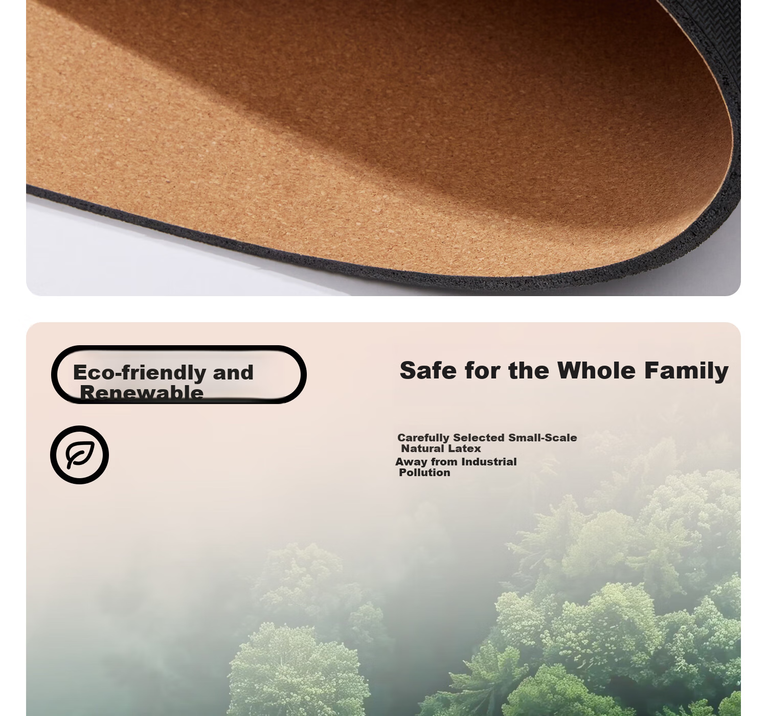 Yottoy Cork Natural Rubber Yoga Mat Fitness Mat Home Use 2025 New Professional Non-Slip Shock Absorption Silent Thickened Sports Mat 13