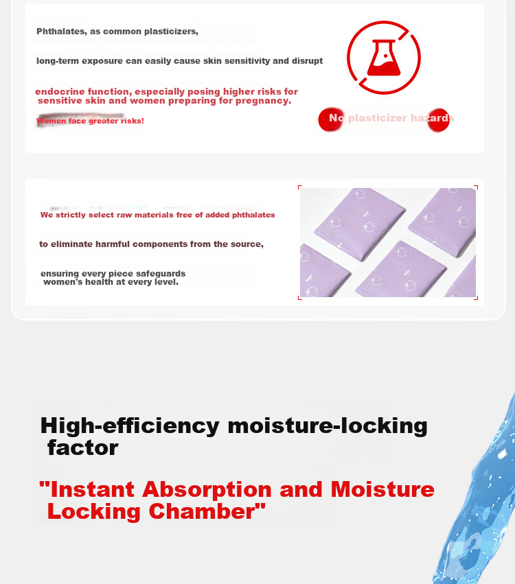 Sur Nurse Medical Grade Device Number Sanitary Pads 180mm 30pcs Ultra-thin Breathable Leak-proof Instant Absorption Invisible Menstrual Pads 9