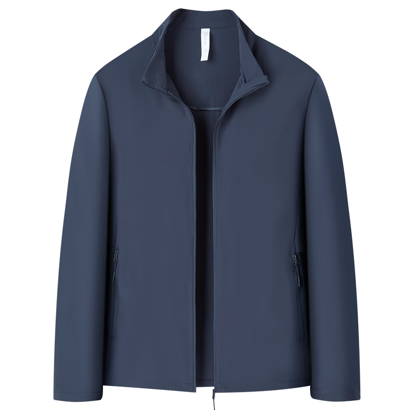 FIRS Lightweight Four-Way Stretch High-End Sunscreen Jacket for Men 2026 Summer New Ice Silk Cooling Elastic Stand Collar Outdoor Coat