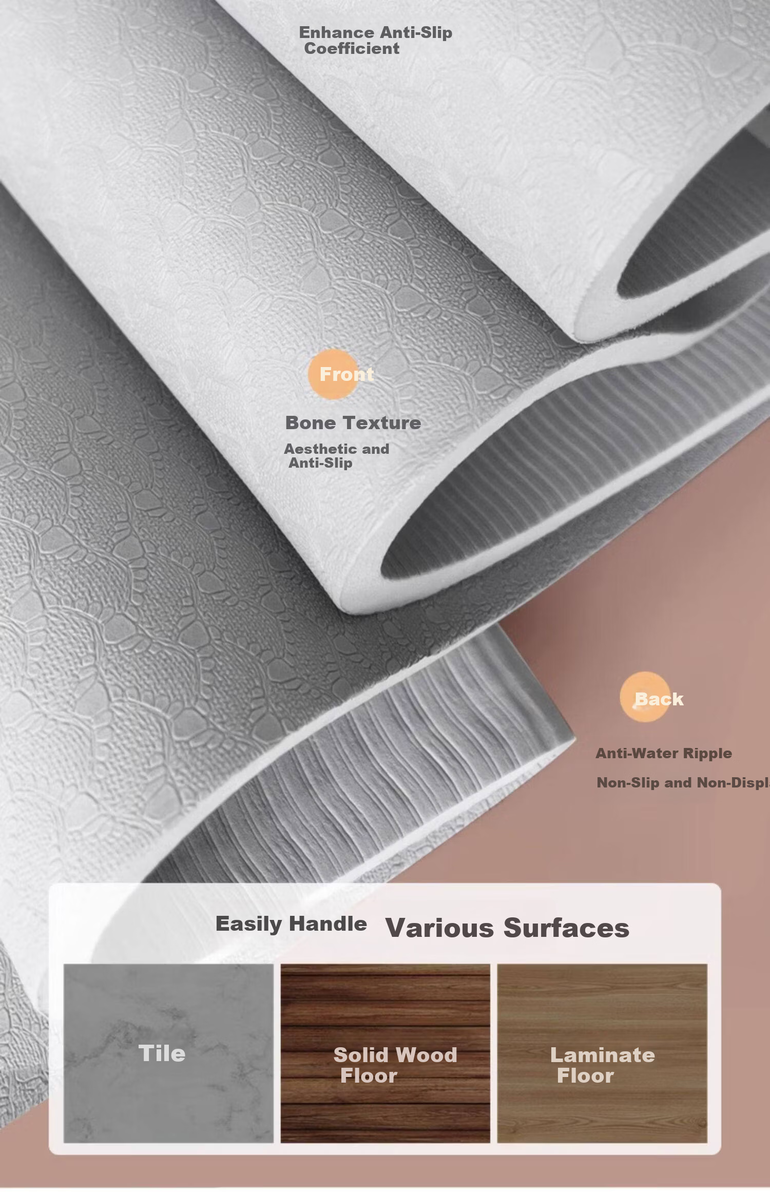 Paipu Foldable Yoga Mat Portable Non-Slip Home Fitness Student Nap Mat Children's Rest Mat 9