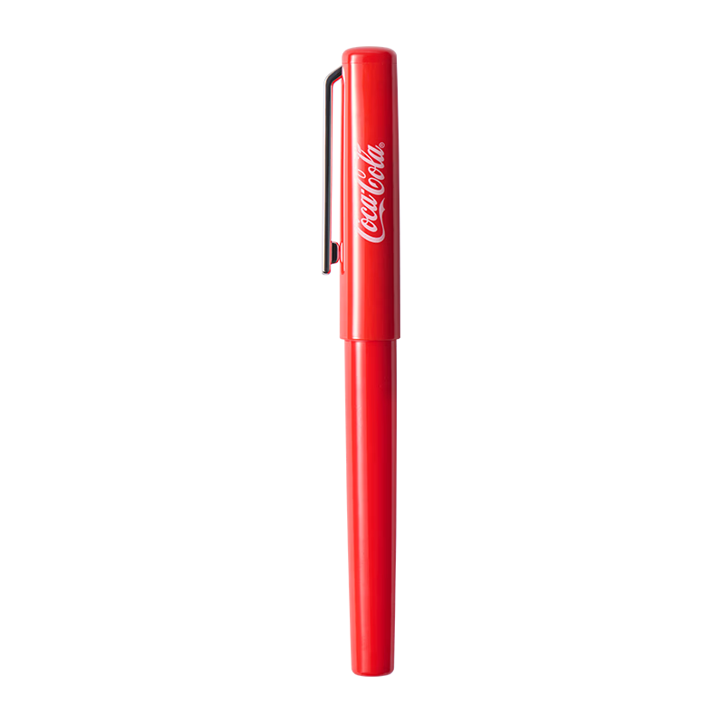 KACO MELLOW Perfect Score x Coca-Cola Collaboration Fountain Pen for Elementary Students Grades 3-6, Refillable Ink Cartridge, Adult Calligraphy Pen, EF Nib, Red, 1 Set