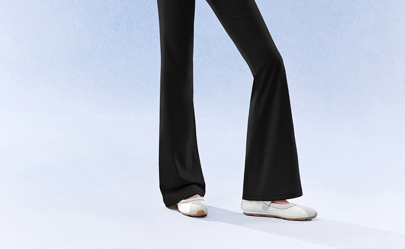SIINSIIN Yang Mi Style 2026 Spring Autumn New Flared Yoga Pants Women's Shark Flare Trousers 9