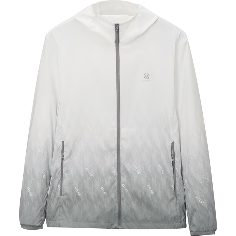 HLA Hailan Home Men's Jacket 26 Hooded Gradient Sleeve Lightweight Sun Protection Portable Summer Coat