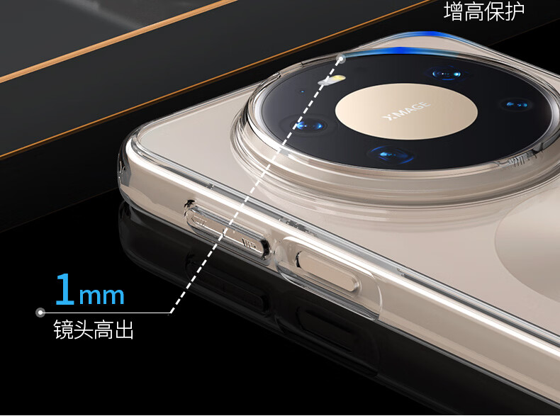 Mr. Blue Gorilla Huawei Mate80/Mate80 Pro Case Ultra-Thin Transparent Shockproof Wear-Resistant Phone Cover 5