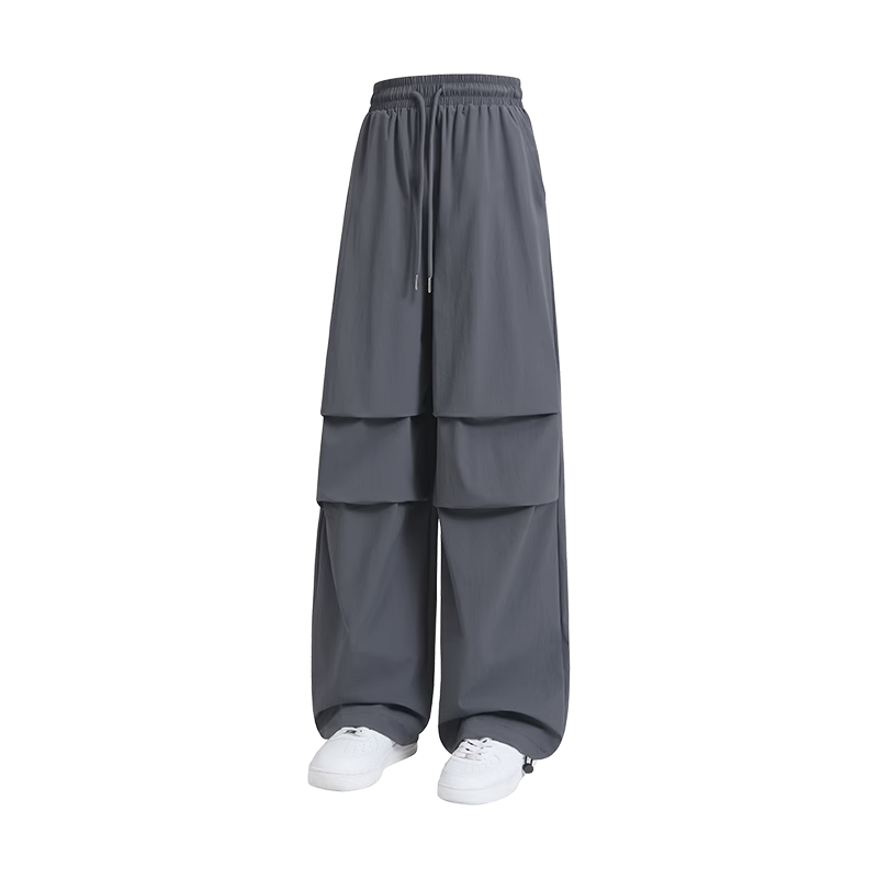 MINISO Women's Work Pants 2026 Spring Summer Lightweight High Waist Slim Wide Leg Cargo Pants Petite Sports Hiking Trousers