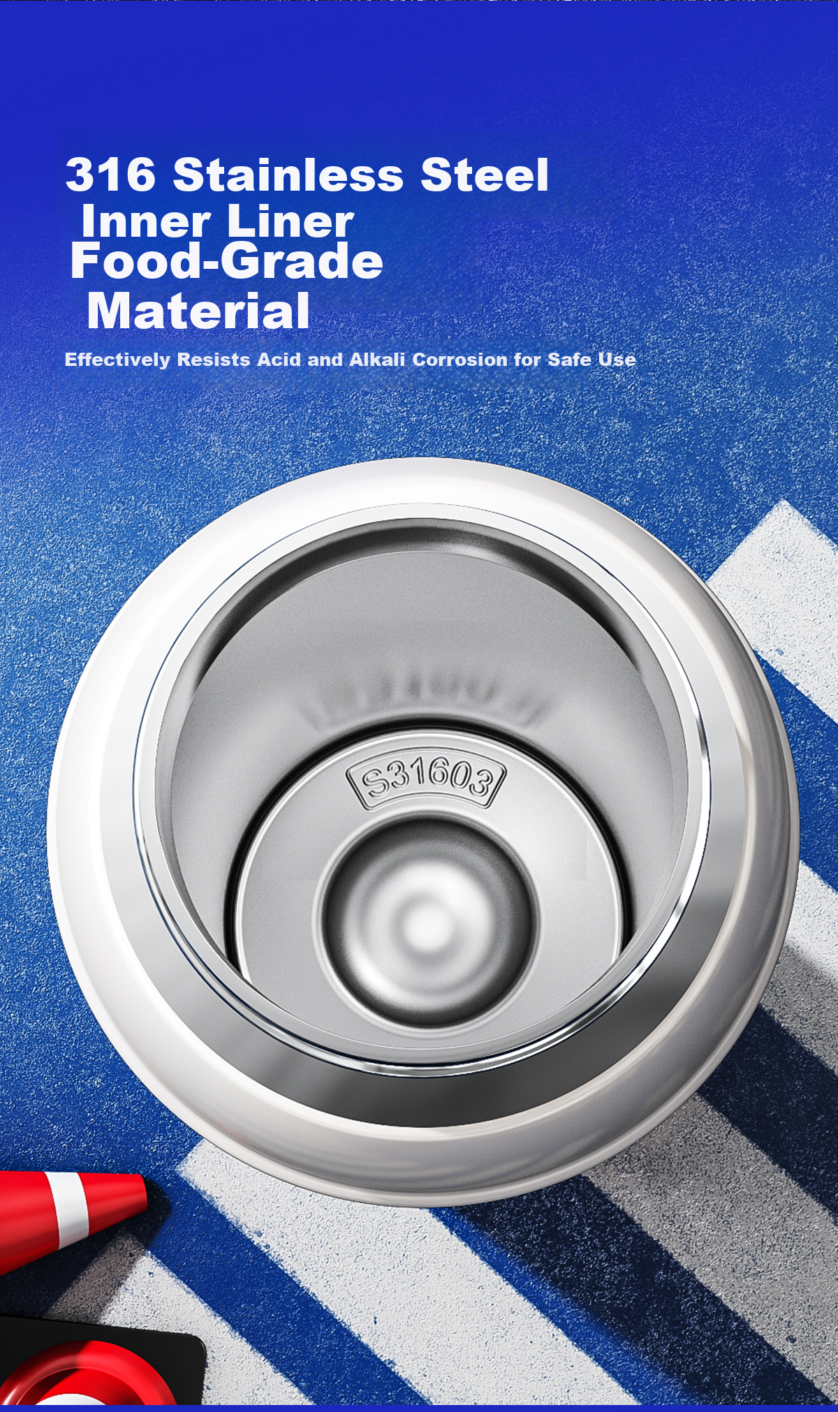 PEPSI Insulated Tumbler 316L Stainless Steel Straw Cup Outdoor Sports Water Bottle Portable Travel Cooler Cup Badge Pearl White 15