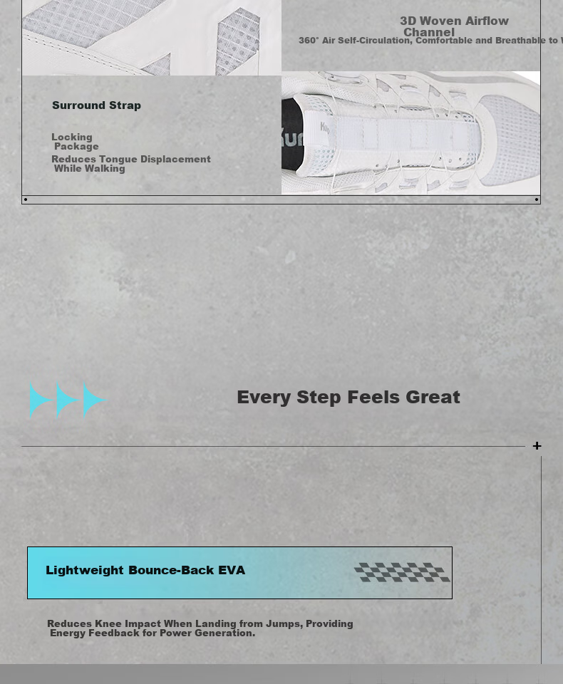 KUMPOO Featherlight D99 Badminton Shoes Anti-Twist Shock Absorption Non-Slip Button Lace Unisex White/Black Size 40 12
