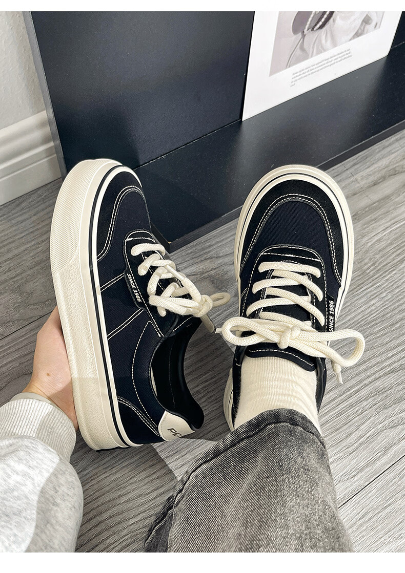 Renben Official Canvas Shoes for Women 2026 Spring Autumn Casual Breathable Sneakers Brown Size 36 12