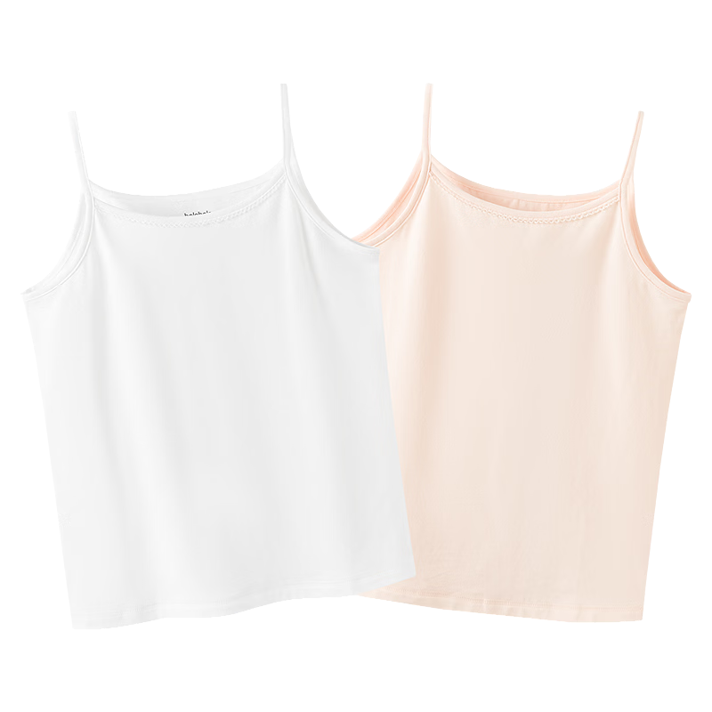 Balabala Kids Summer Vest Baby Girls Sleeveless Tank Top A-Class Comfortable 2-Pack