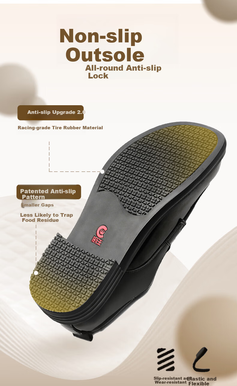 Chef King Women's Loafers Non-slip Commuter Work Shoes Versatile British Style Small Leather Shoes 2025 New Matte Model Size 38 5