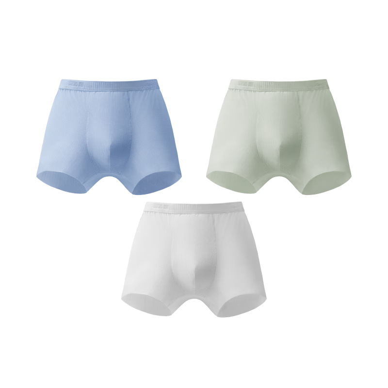 Jiao Nei Xiao Liang Pi 311 Cool Air Kids Antibacterial Ice Silk Summer Boxer Briefs for Boys and Girls Ages 6-15
