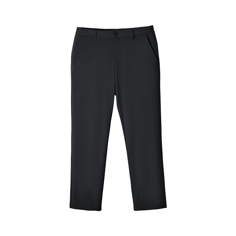 JD Jingzao Anti-Wrinkle Business Dress Pants Men's Casual Trousers Summer New Business Suit Pants Black 36