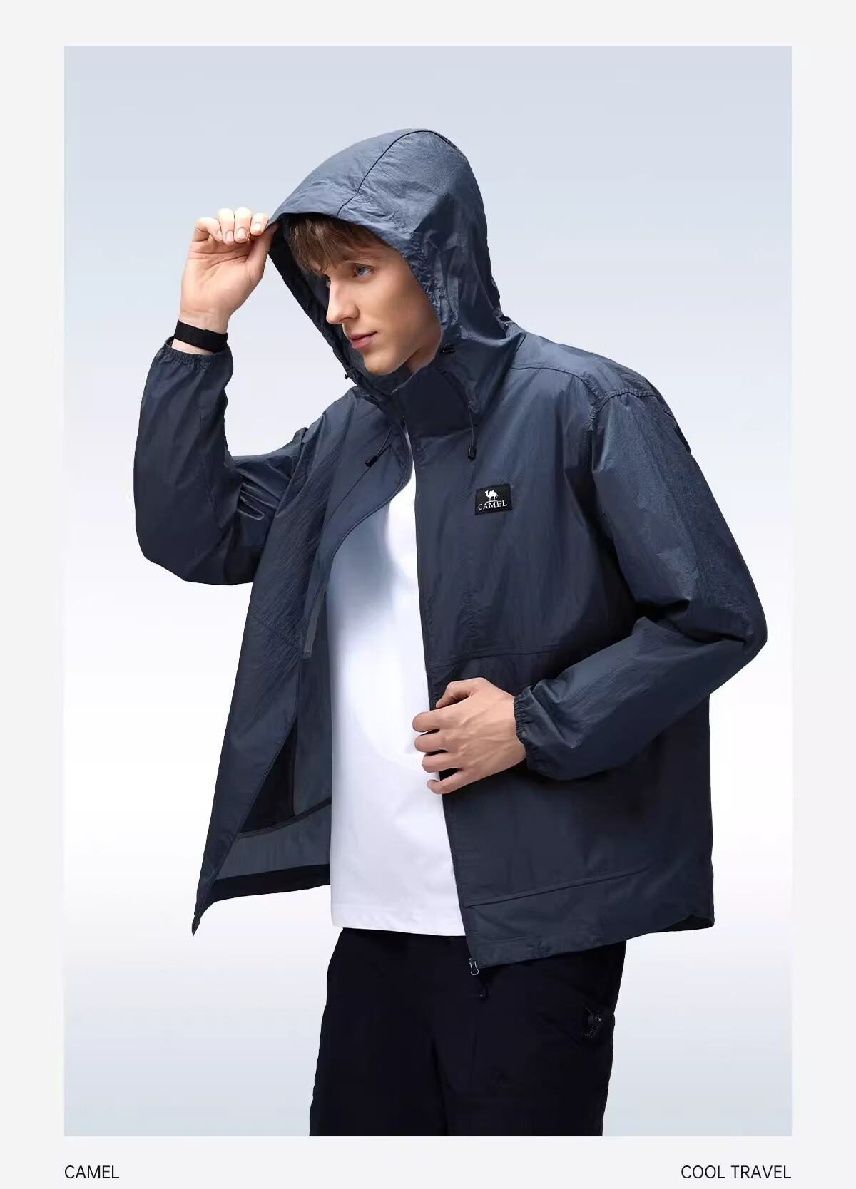 CAMEL Outdoor Sun Protection Jacket 2026 Spring Summer New Cooling Breathable Coat A36BA49026 (Dilraba Dilmurat Style) 14