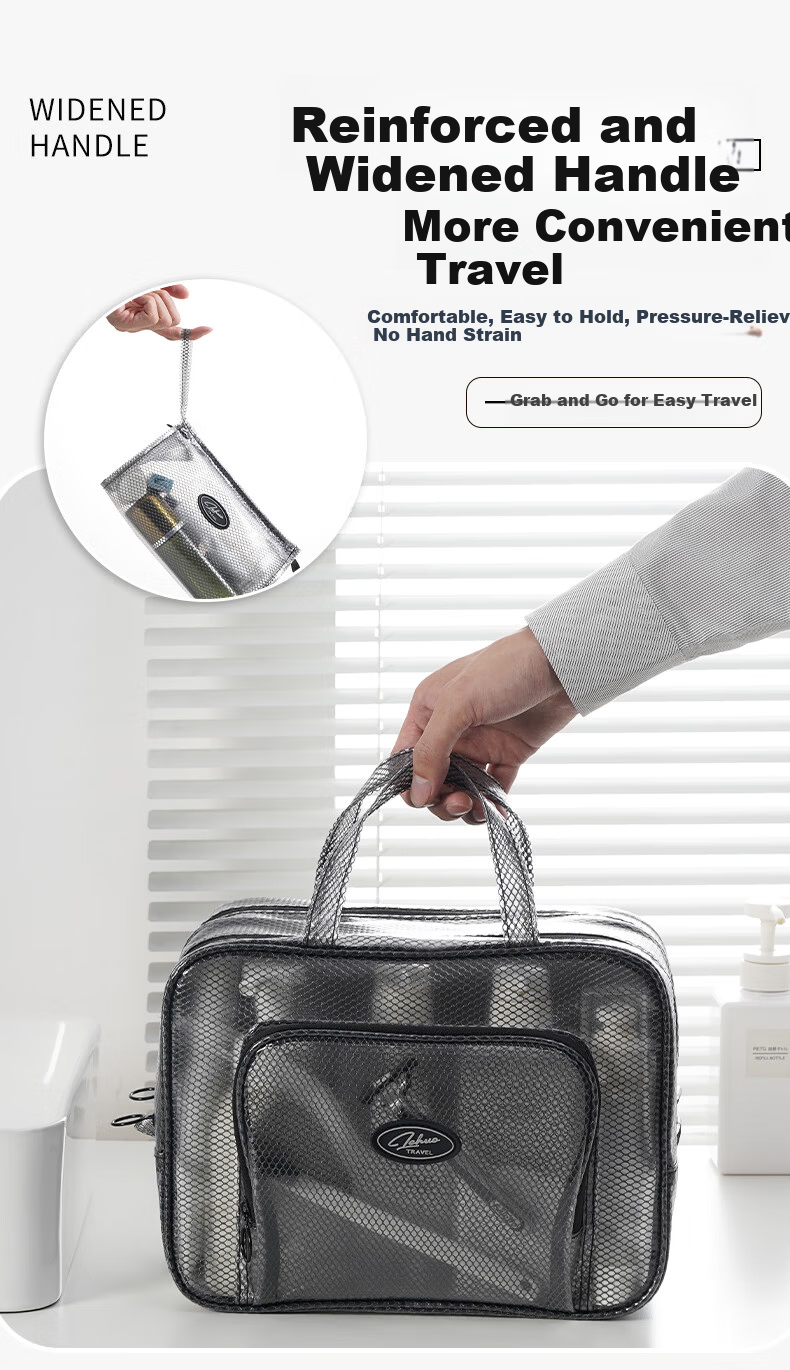 LOHAS Travel Men's Toiletry Bag Wet and Dry Separation Swimming Bath Makeup Storage Waterproof High-End Travel Business Trip Bag 7