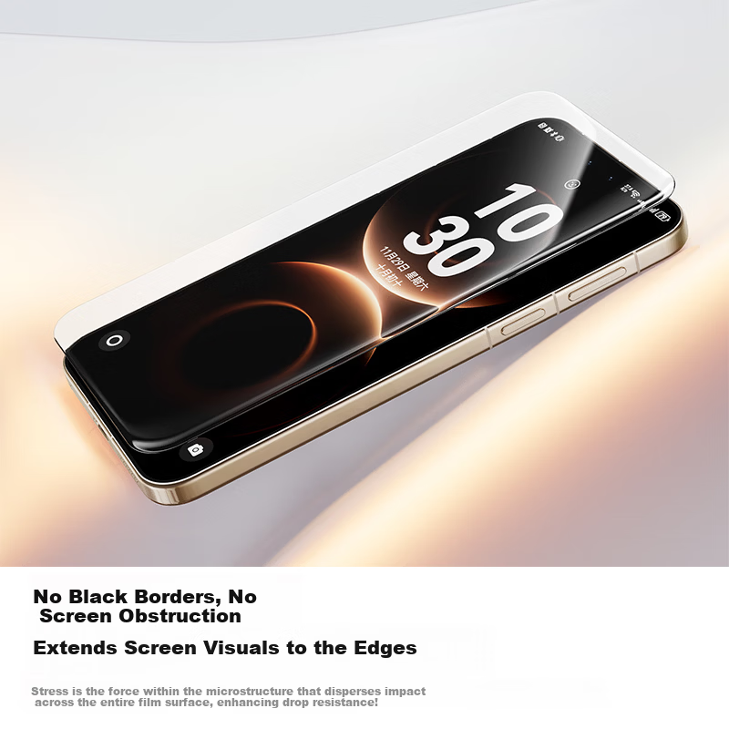 Torras Boundless Film [New Hot Item] Compatible with Huawei Mate 80 Pro Max Tempered Glass Screen Protector 80 Pro Max Phone Film Extraordinary Master RS HD Anti-Fingerprint Dust-Free Case 2-Pack