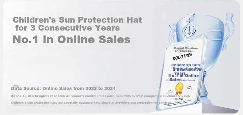 Kocotree KK Tree Kids Sun Protection Hat 360° Soft Brim UV Protection Cap for Boys and Girls Sports 2