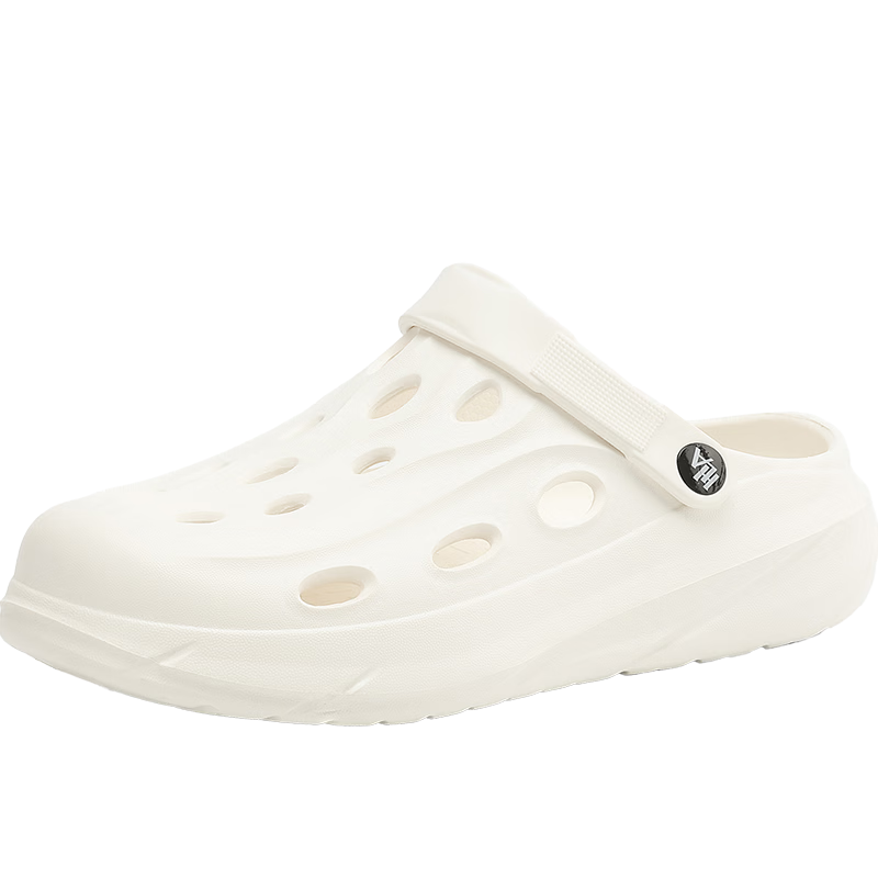 HLA Women's Lightweight Dual-Wear Hole Shoes Sandals Beach Shoes HDALXW2CEG005 Beige 36-37