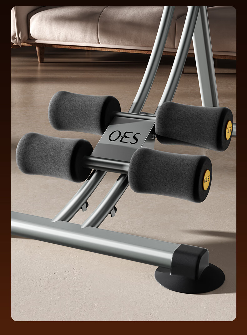 OES Abdominal Crunch Machine Waist Slimming Sit-Up Assistant Home Ab Workout Equipment Indoor Fitness Device 13