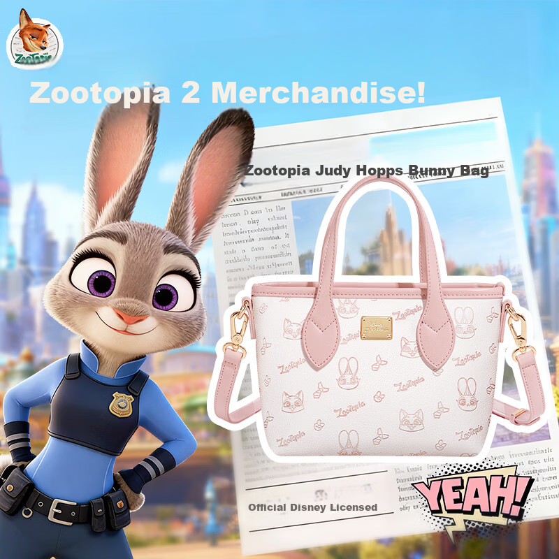 Disney Zootopia Judy Nick Crossbody Shoulder Bag for Women New Style Birthday Gift for Best Friend Girl