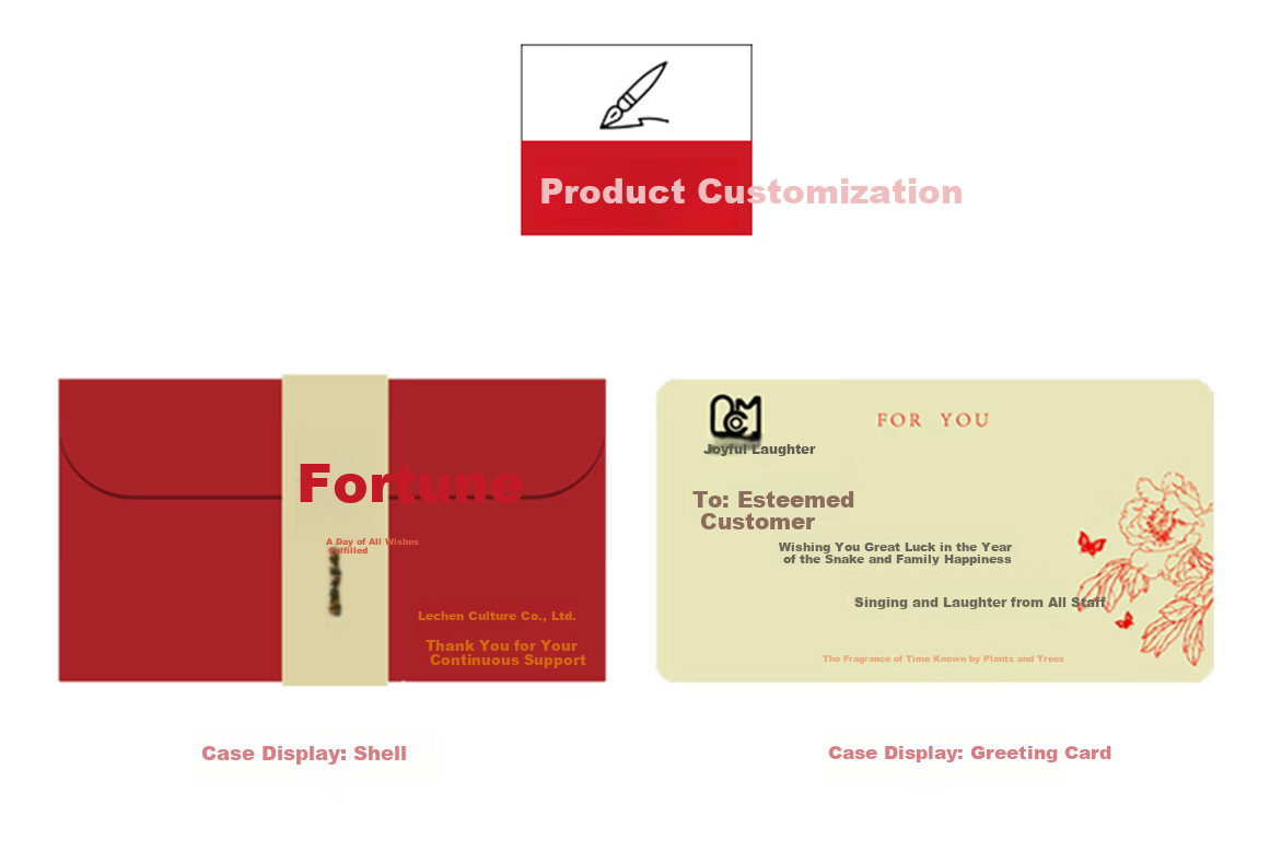 Qingxi Good Luck Year of the Horse 2026 New Lucky Red Envelopes Universal Custom Company Red Packets 6 Pieces 7