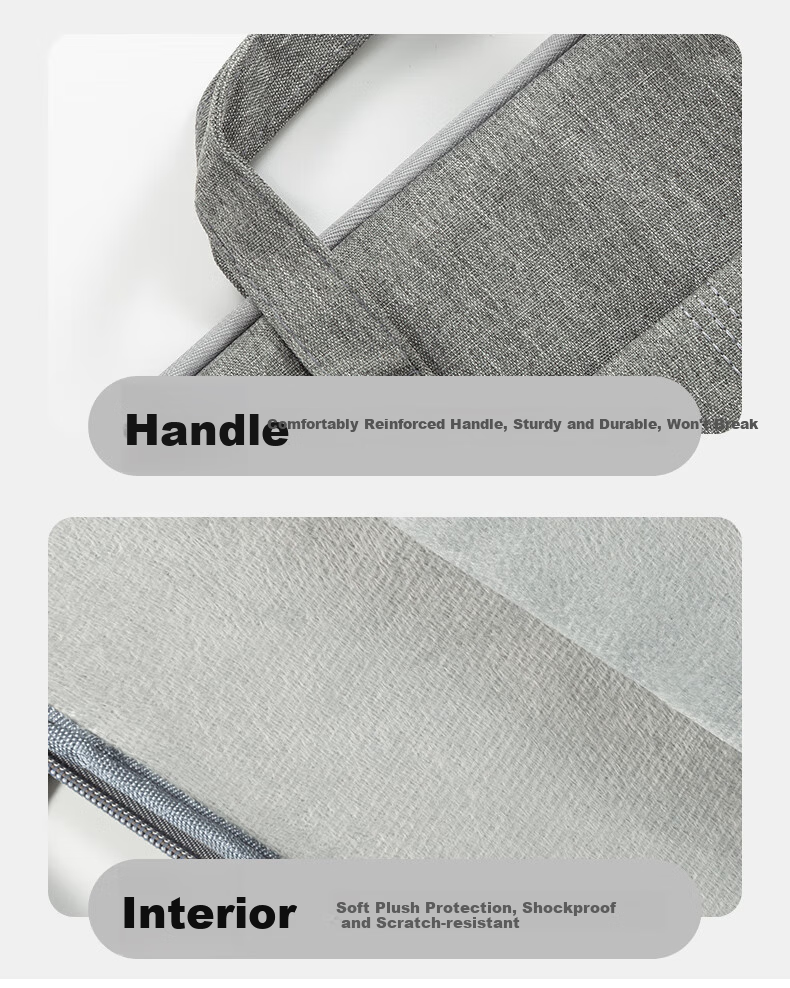 WOMT Laptop Bag 15.6-16 Inch Briefcase for Apple Huawei Xiaomi Lenovo Commuter Unisex 8