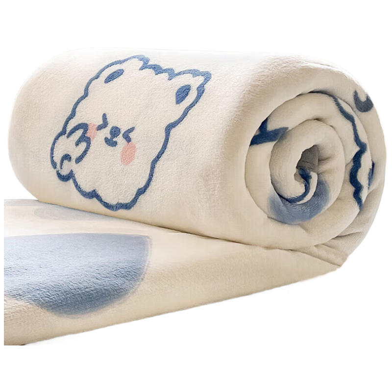 Nanjiren Milk Velvet Blanket Office Nap Blanket All-Season Flannel Air Conditioning Blanket 180*200cm