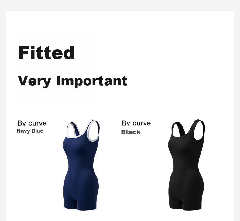 Curvilism [Victoria Song Style] Yoga Fitness Shaping Bodysuit Tummy Control Hip Lift Waist Cincher Navy Blue Size L 17