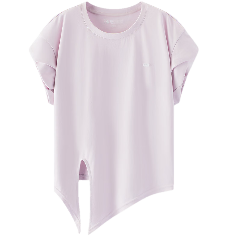 Semir Women's Summer Short Sleeve T-Shirt with Knot Design 2026 Mall Style 101326100060