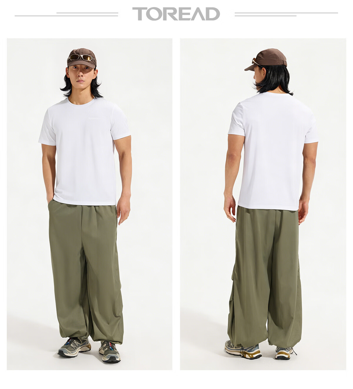 TOREAD Quick-Dry T-Shirt 26 Spring Summer New Couple Breathable Short Sleeve Sun Protection Round Neck Stretch Sports Top TAJJBO82716 17
