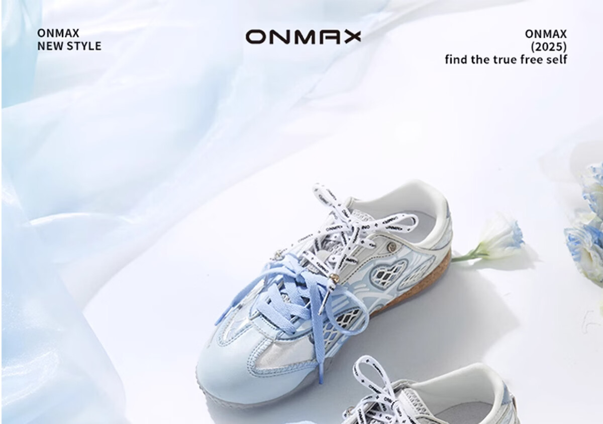 ON MAX 520 Gift Summer New Four-Leaf Clover Breathable Mesh Training Shoes Slip-On Casual Unisex Blue Size 42 1