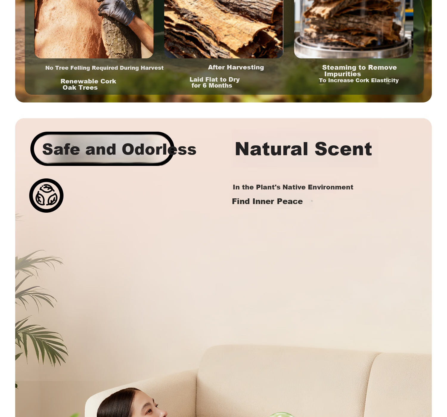 Yottoy Cork Natural Rubber Yoga Mat Fitness Mat Home Use 2025 New Professional Non-Slip Shock Absorption Silent Thickened Sports Mat 6