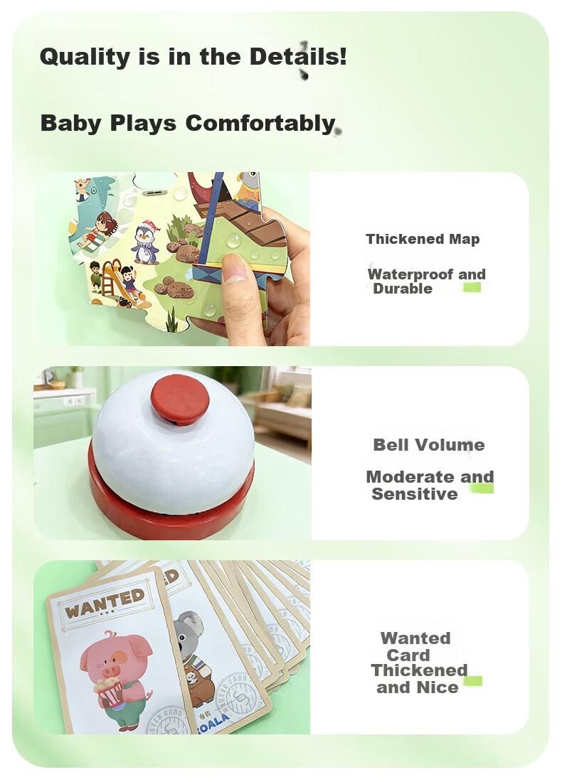 MiLi Police Catch Thief Children's Board Game 3-6-12 Years Educational Toy Logic Thinking Two-Player Game Focus Training 8