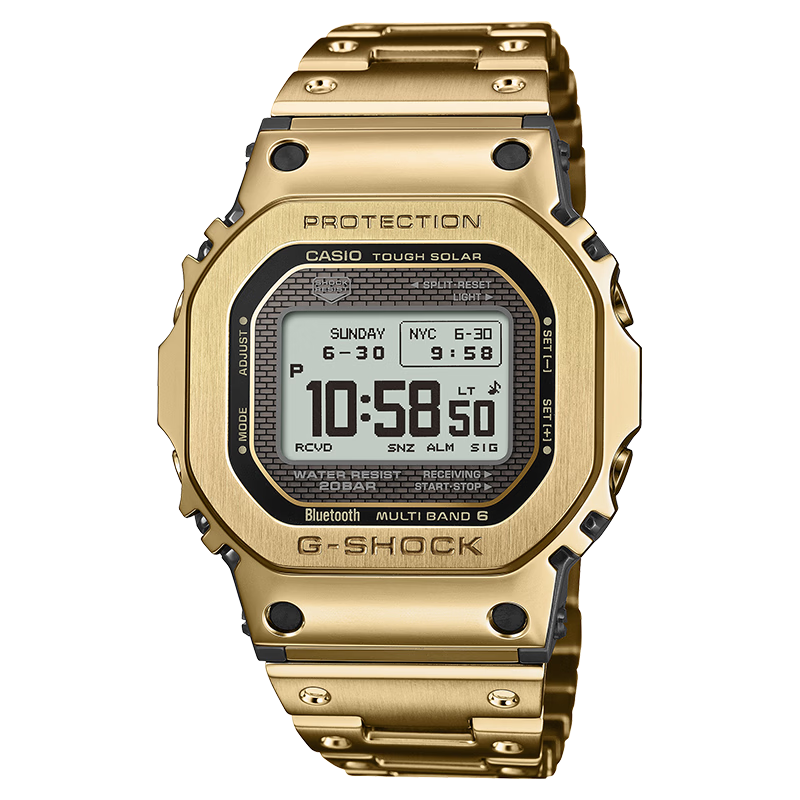 CASIO G-SHOCK Men's Solar-Powered Square Sports Digital Watch GMW-BZ5000GD-9 Valentine's Day Gift