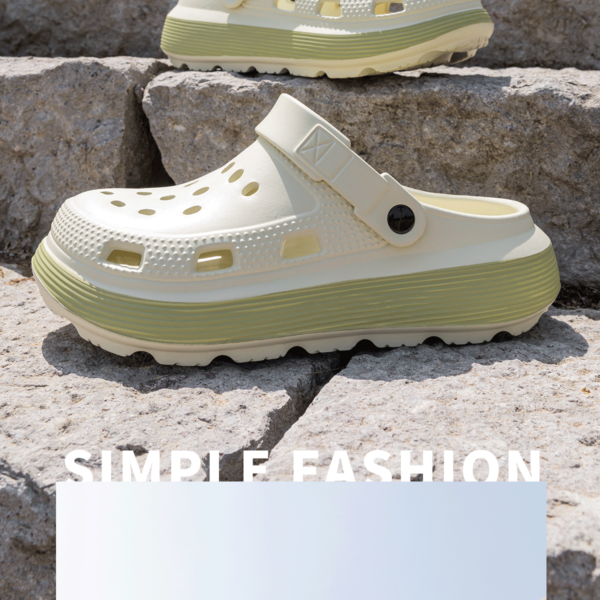 Lidani Thick Sole Height Increasing Women's Clog Surgical Room 2026 Summer New Beach Outdoor EVA Couple Slippers for Women 7