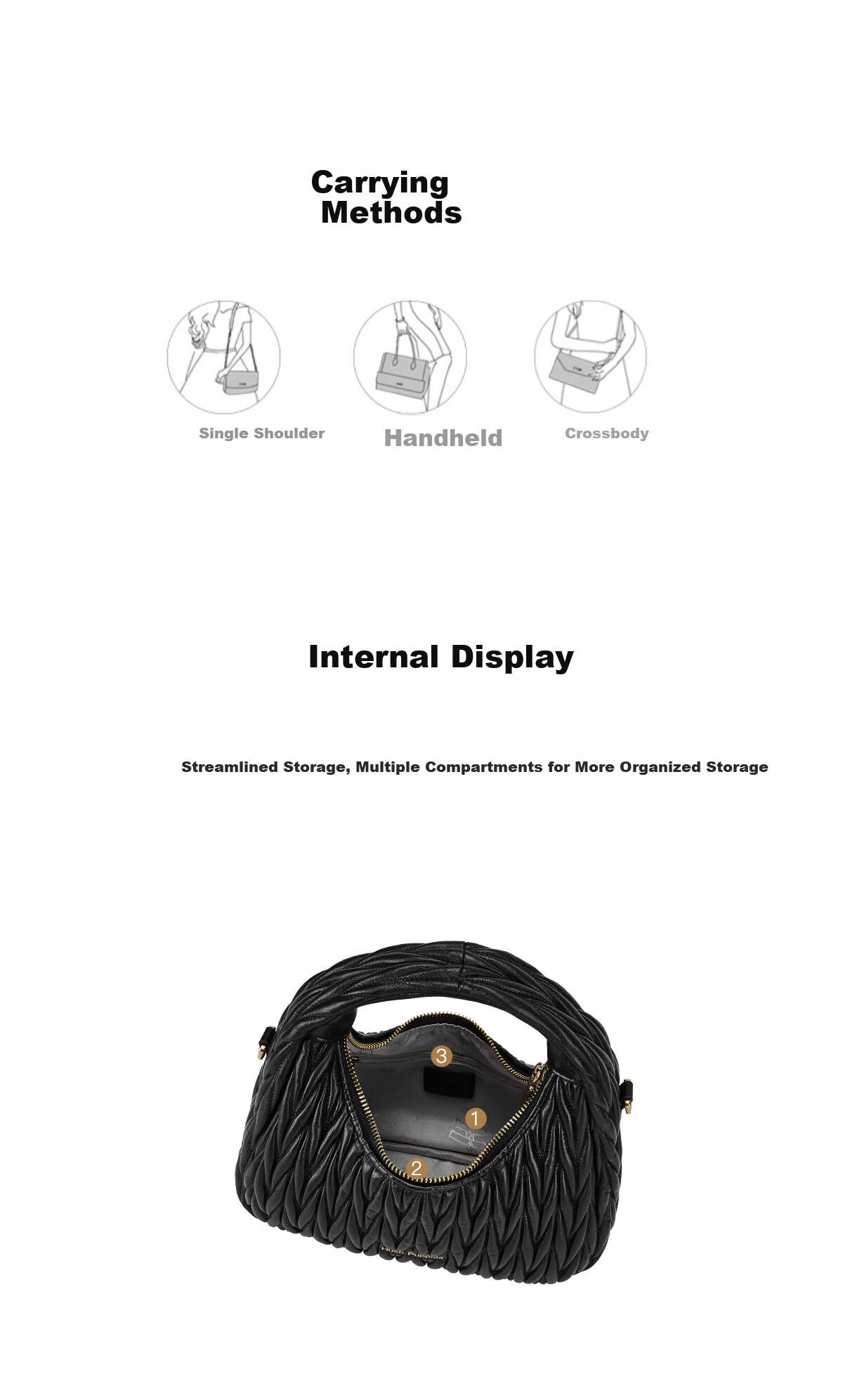 Hush Puppies Women's Candy Color Handbag Modern Fashion Crossbody Crescent Bag Birthday Gift for Girlfriend 14