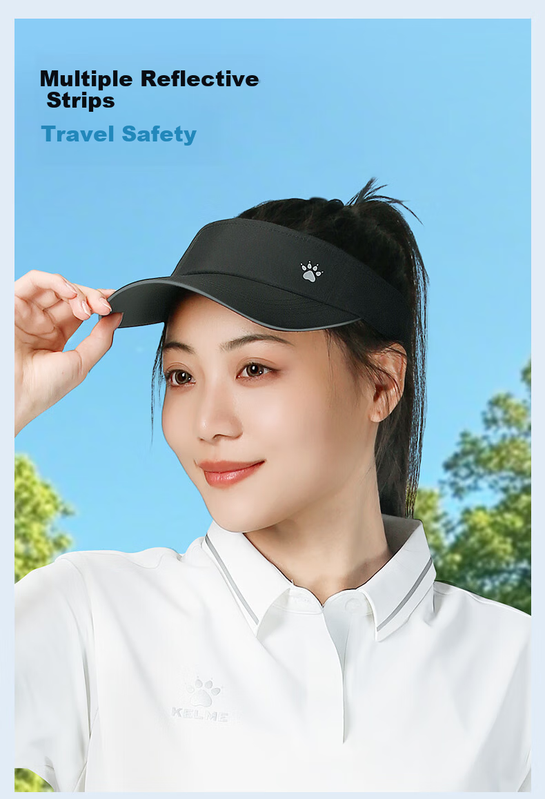 KELME Unisex Summer Sunshade Hat UV Protection Outdoor Sports Cap for Tennis Hiking Running 7