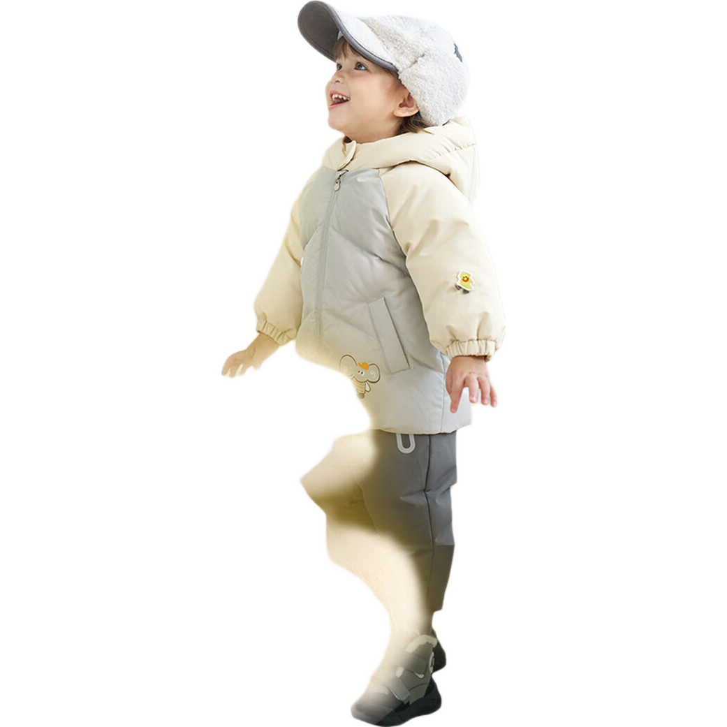 BALABALA Kids Baby Down Jacket Girls 2025 New Winter Thickened Warm Coat Nordic Style