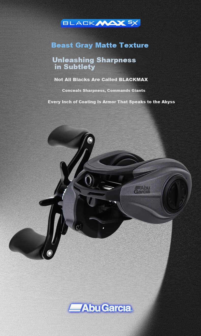 ABU GARCIA BLACKMAX SX Baitcasting Reel Right-Handed Long-Distance Fishing Reel Lure Reel 2