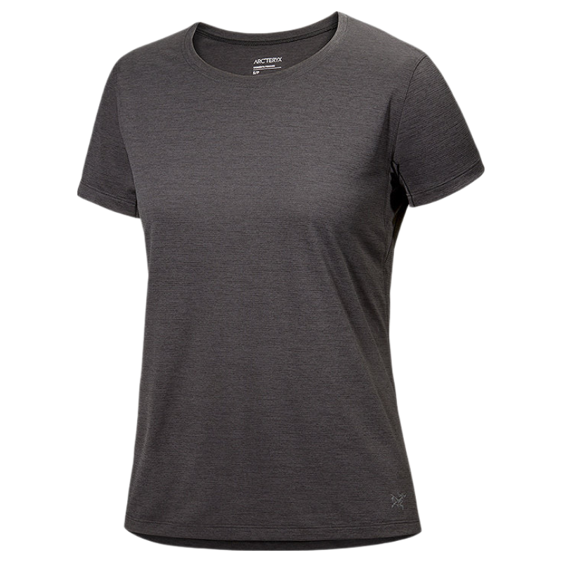 ARC'TERYX TAEMA CREW SS Breathable Women's Quick-Dry Short Sleeve T-Shirt Black XS
