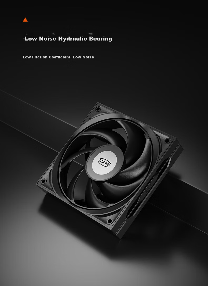 PCCOOLER Wing Ring FE120 ARGB Black 12CM Case Fan (Ring Balanced Integrated Blades/PWM Smart Speed Control/Chainable) 6