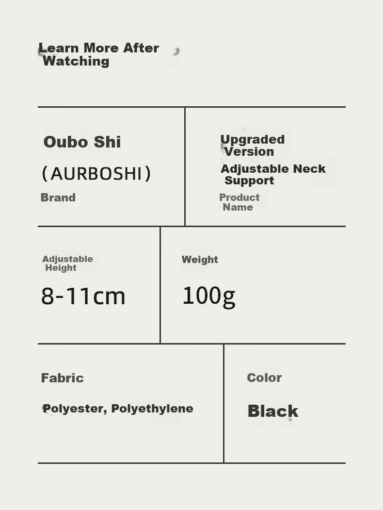 AURBOSHI Korean Imported Neck Brace Cervical Collar Neck Support Neck Warmer Unisex Cervical Spine Fixator Gray Neck Brace L 13