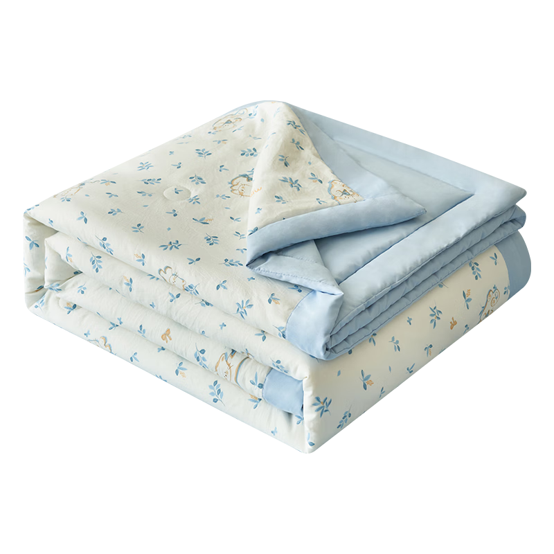 Grace Class A 20% Soy Fiber Machine Washable Summer Quilt Single Summer Air Conditioning Quilt Core Cooling Blanket 200*230cm