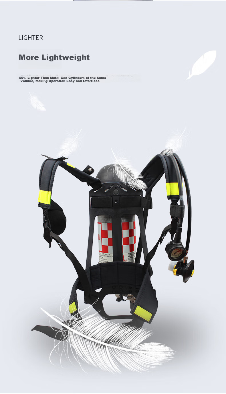Honeywell SCBA105K C900 Self-Contained Breathing Apparatus Pano Mask / 6.8L Domestic Air Cylinder 4