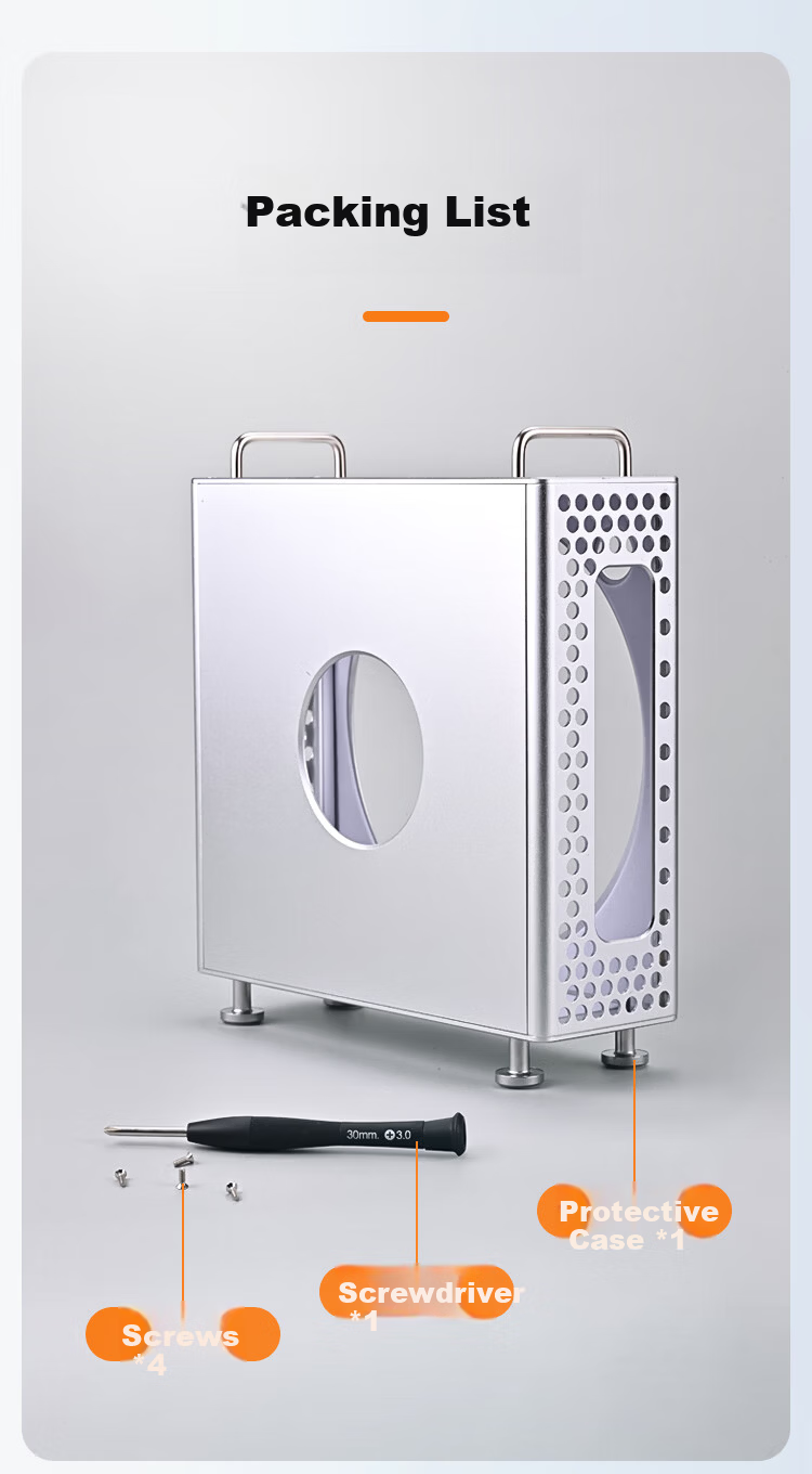 NVV Mac mini M4 Protective Case M4 Pro Soft Silicone Cover Mini PC Dustproof Shell NZ-M4G Translucent White 11