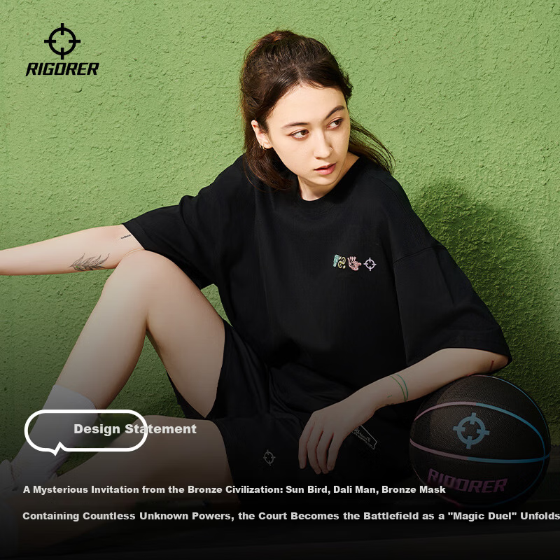 Zhunzhe Minimalist Summer Loose Breathable Men's Sports Crew Neck Short Sleeve T-Shirt Z123110425 Pure Black 4XL