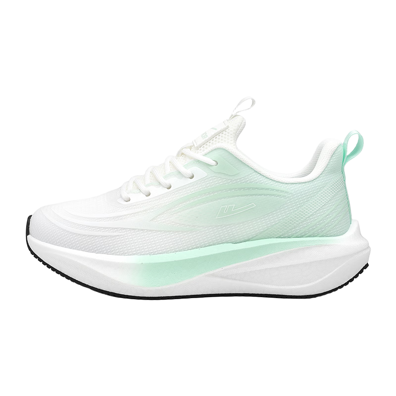 Warrior Women's Sports Shoes 2026 Spring Summer New Soft Sole Running Shoes Breathable Mesh Green 38