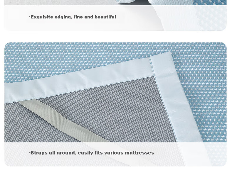 Bailisi Shuixing Jiafang Brand Cooling Mat, Ice Silk Mat, Cool-Feeling Mat, Ice Bean Mat, Cooling Mat, 1.5x2 Meters 24